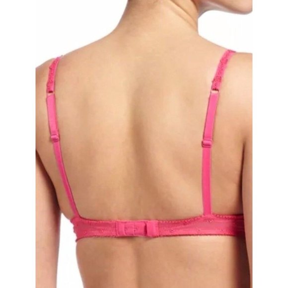 WACOAL Enchanting Lace Push-Up Underwire Bra #114003 Hot Pink 36B NEW - Picture 5 of 9